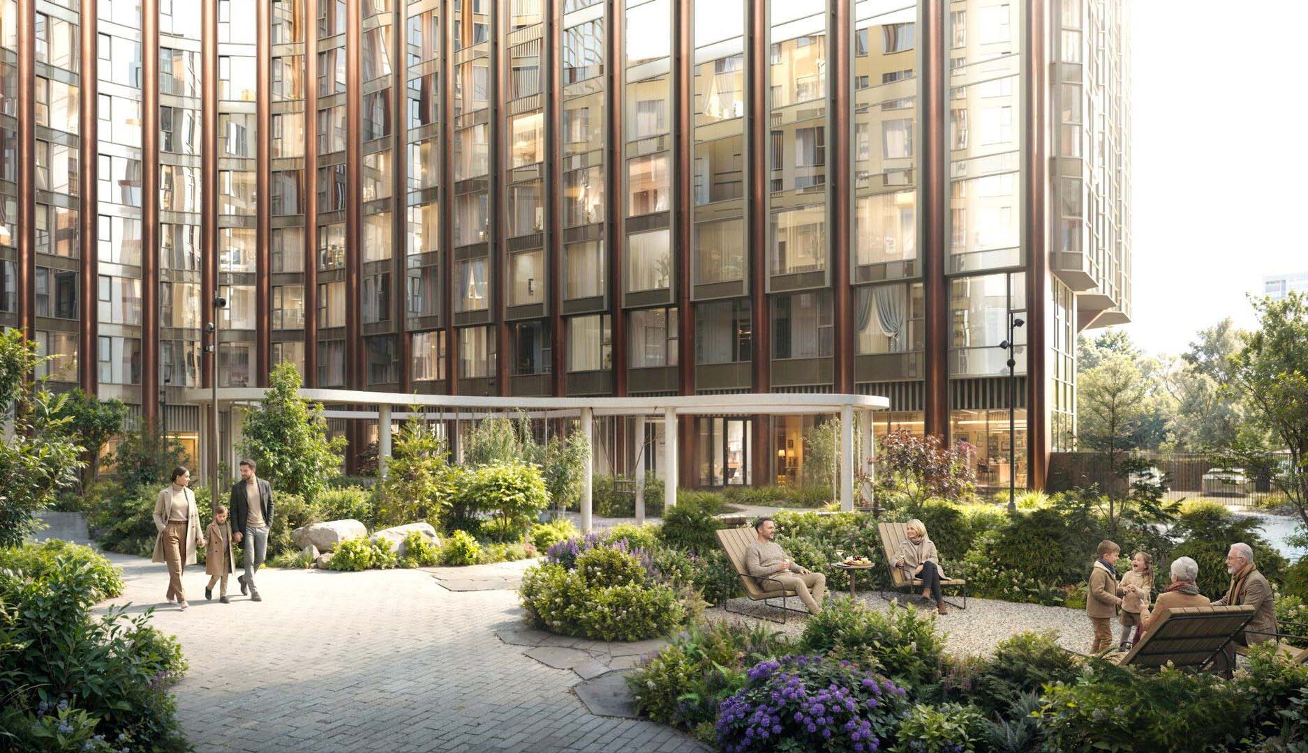 ЖК Мастерс. Внутренний двор