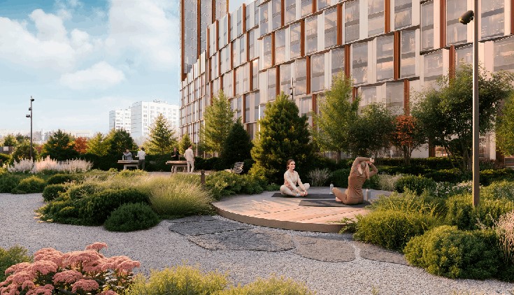 ЖК Мастерс. Зона отдыха