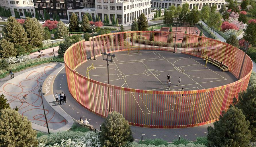 ЖК Мыс. Спортивная площадка