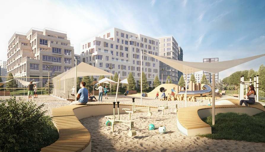 ЖК Мыс. Детская площадка