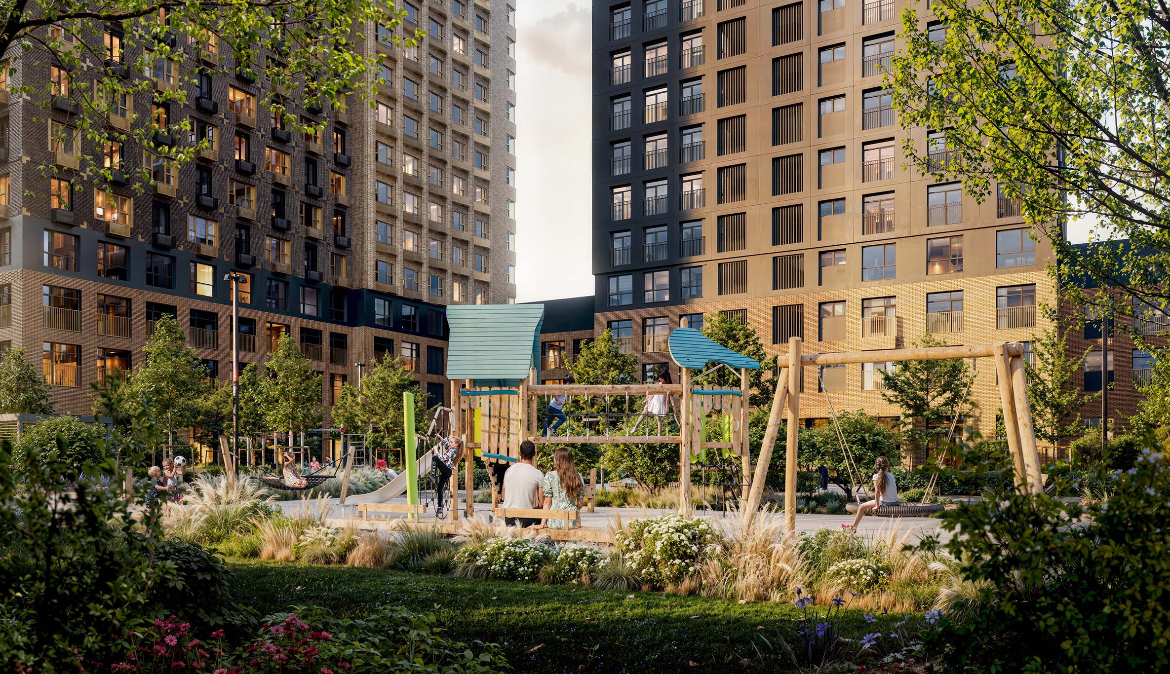 ЖК Нарвин. Внутренний двор