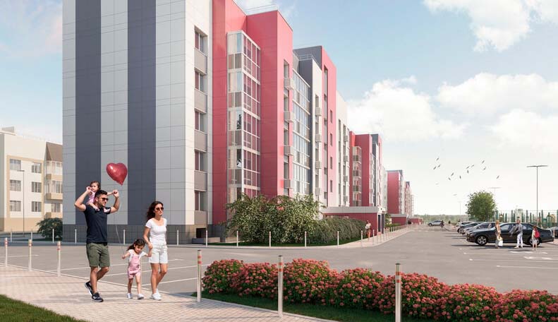 ЖК Новый Благодар. Придомовая территория