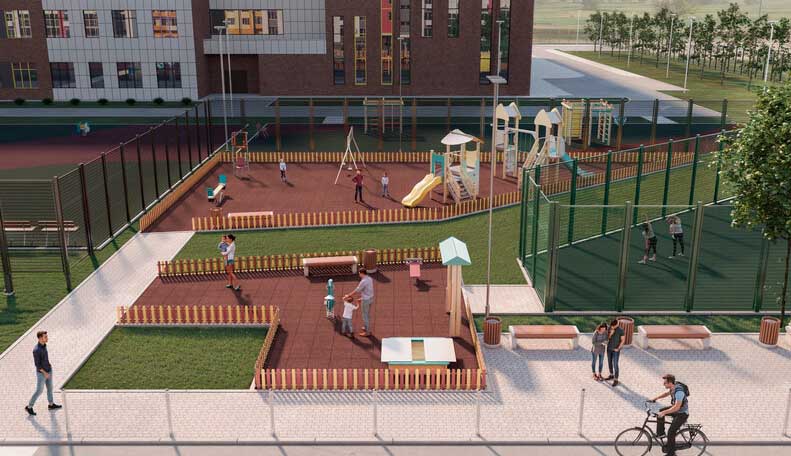 ЖК Новый Благодар. Внутренний двор