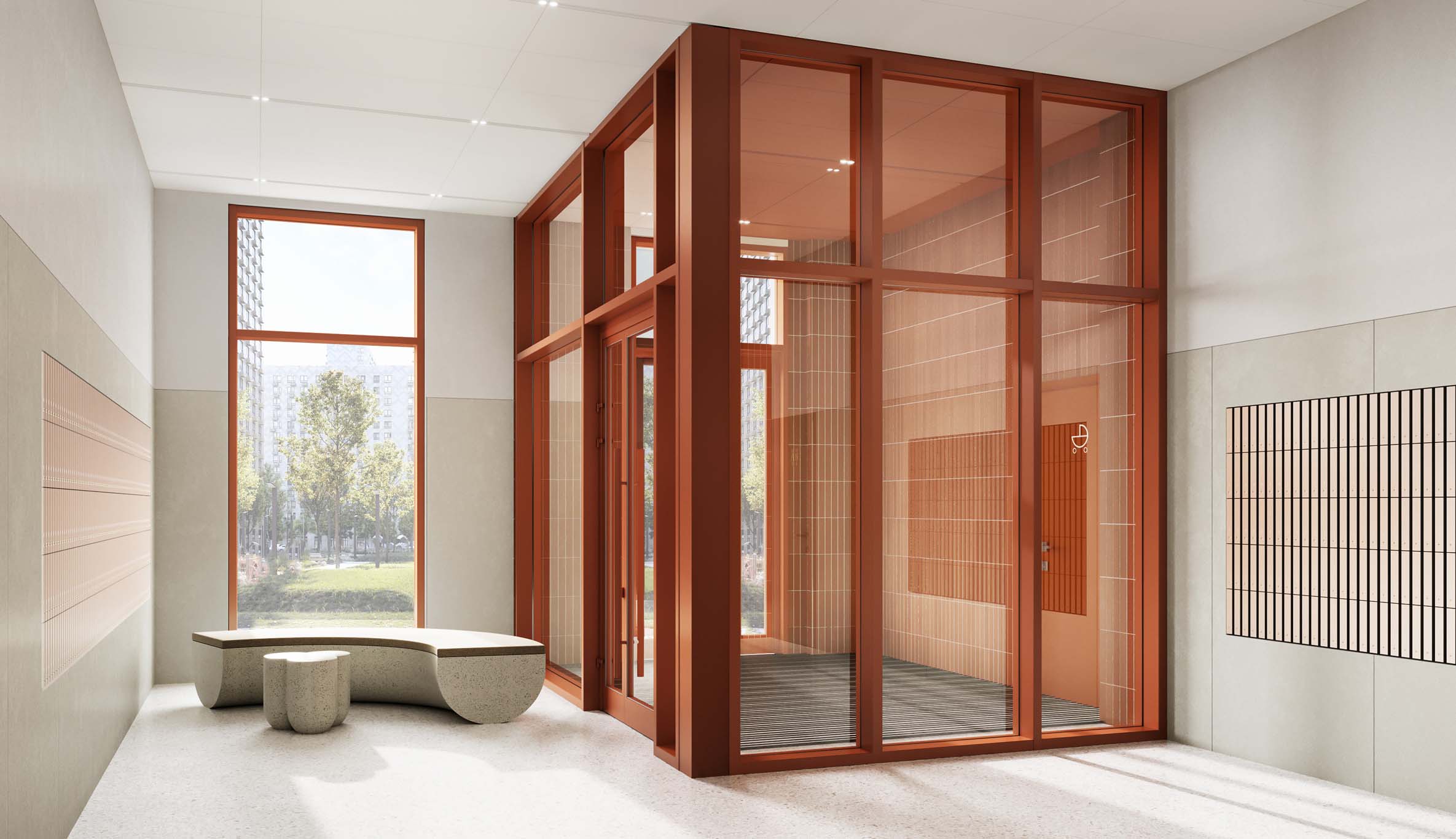 ЖК Онежский Вал. Входная группа