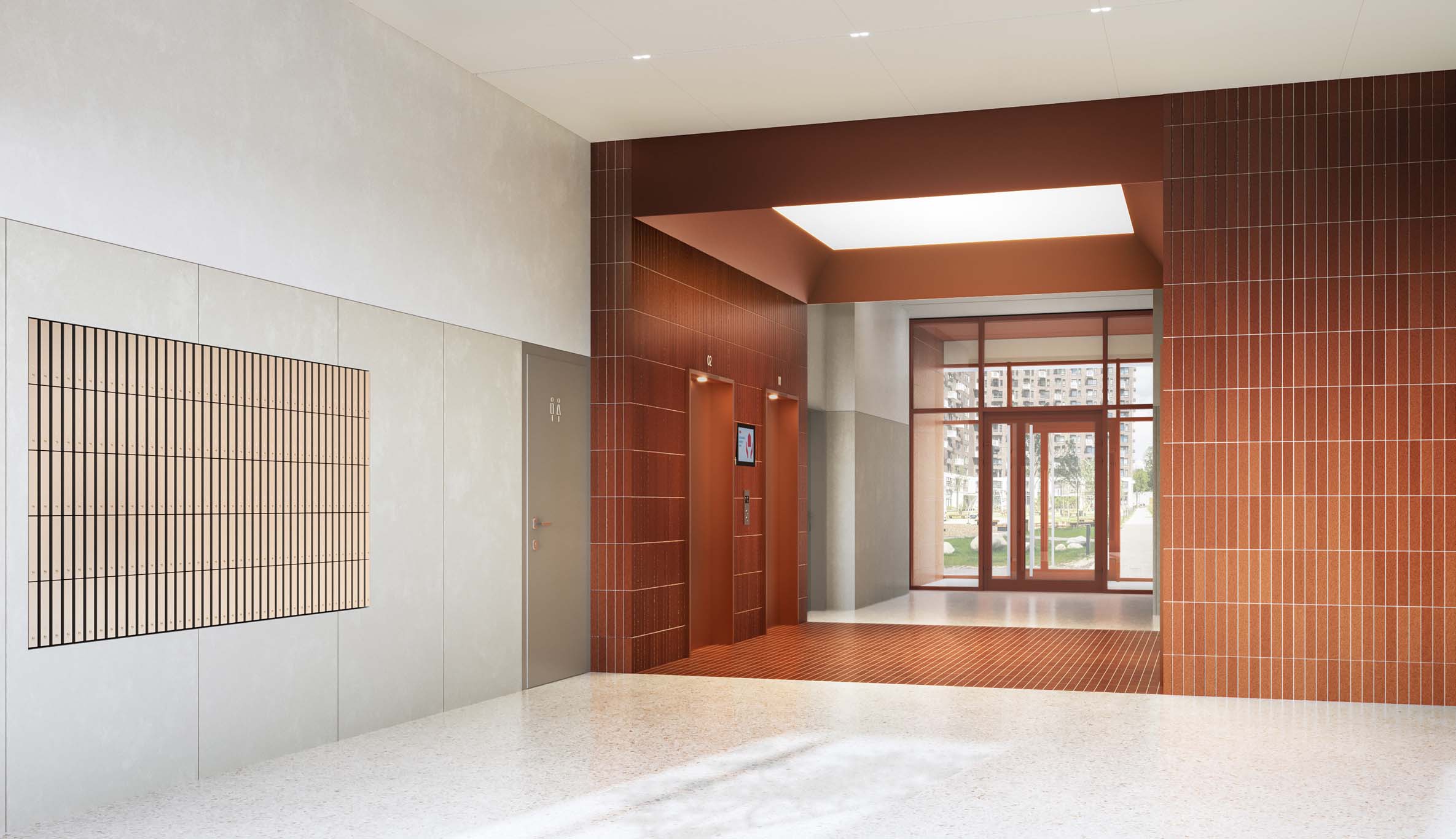 ЖК Онежский Вал. Лифтовой холл