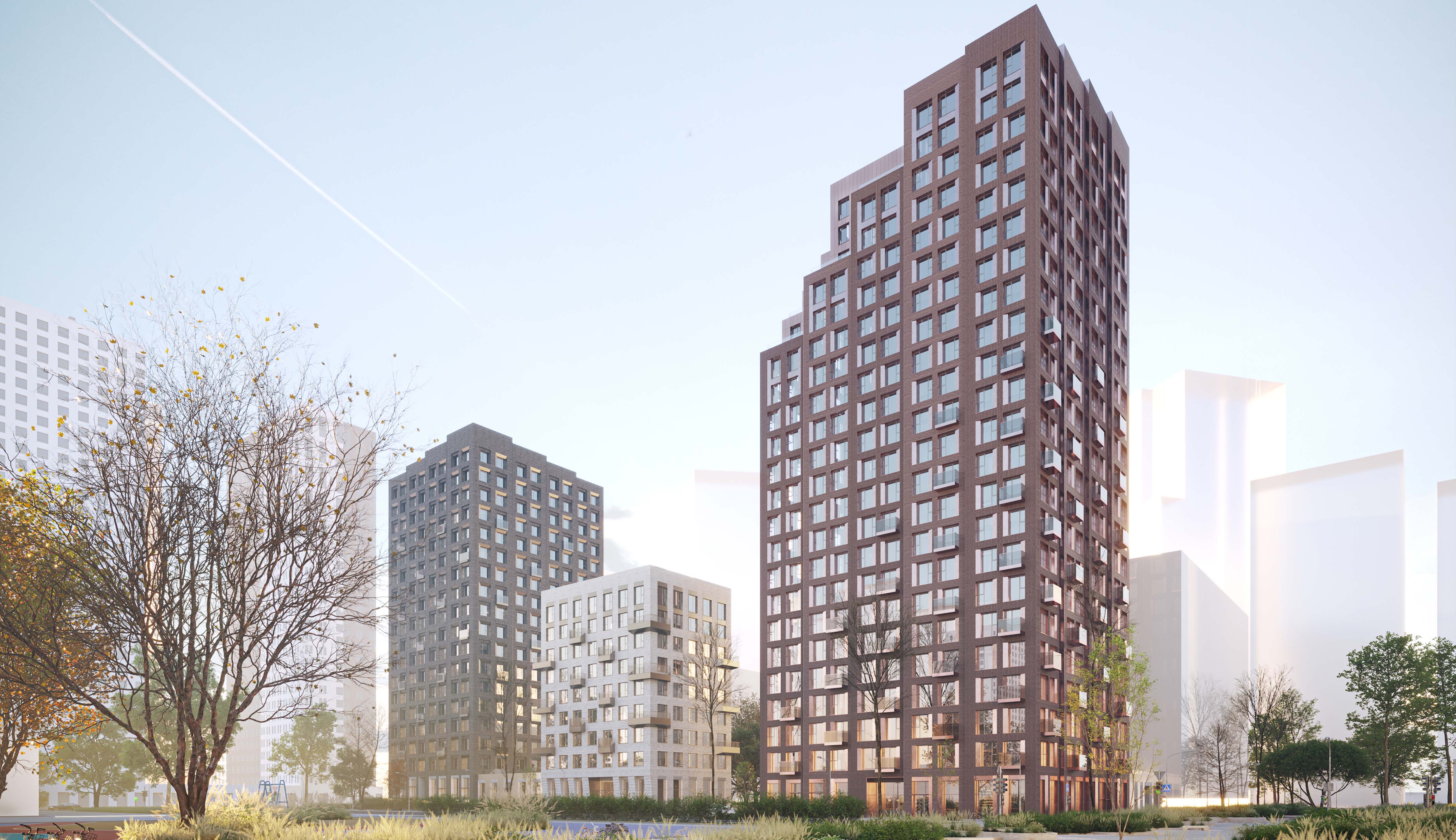 ЖК Онежский Вал. Вид на комплекс