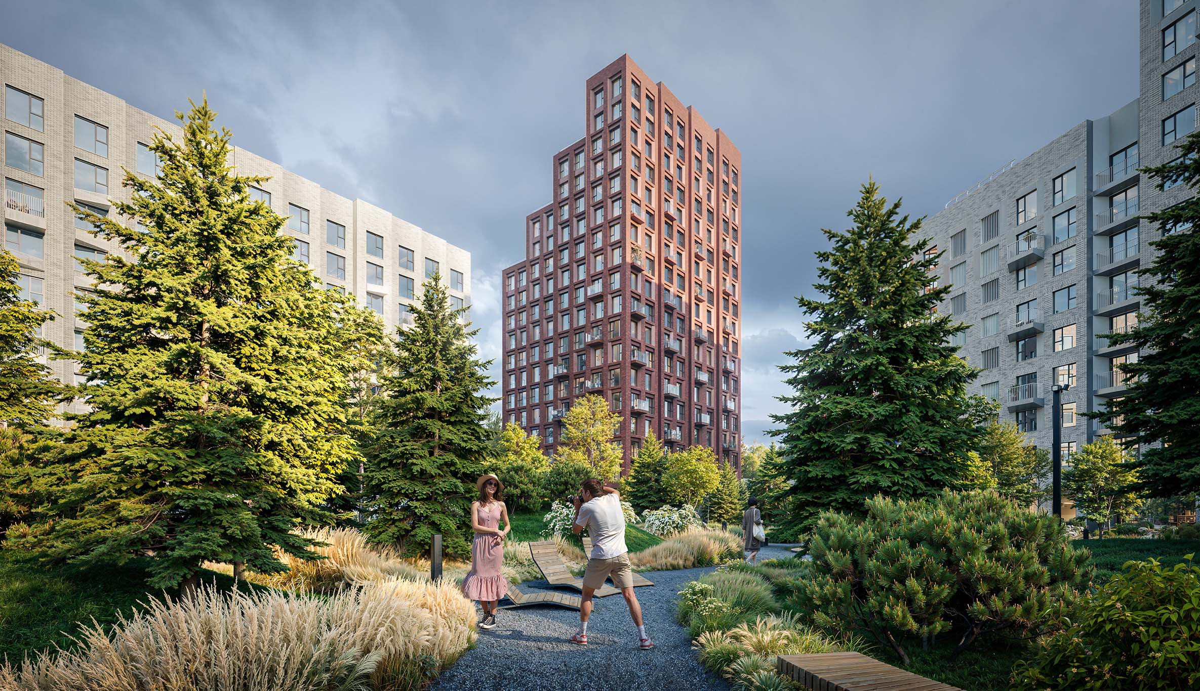 ЖК Онежский Вал. Внутренний двор