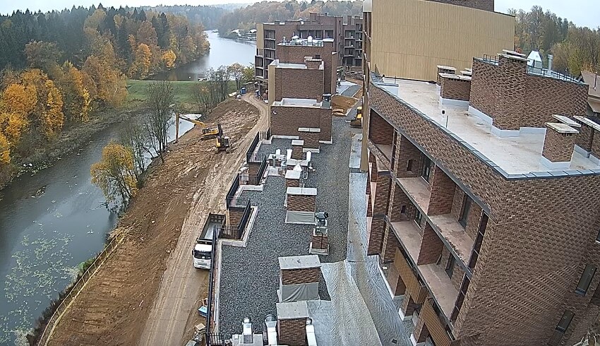 ЖК Отрада на реке. октябрь 2025