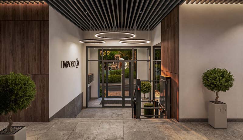 ЖК Павлово 3. Входная группа