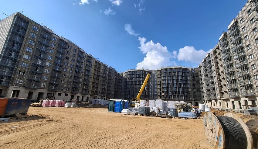 ЖК Пироговская Ривьера. август 2025