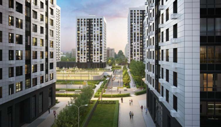 ЖК Поколение первых. Территория комплекса