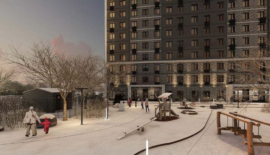 ЖК Портал. Внутренний двор