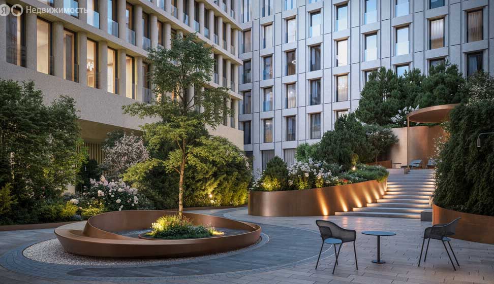 ЖК Рождественка 8. Внутренний двор