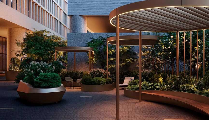 ЖК Рождественка 8. Зона отдыха