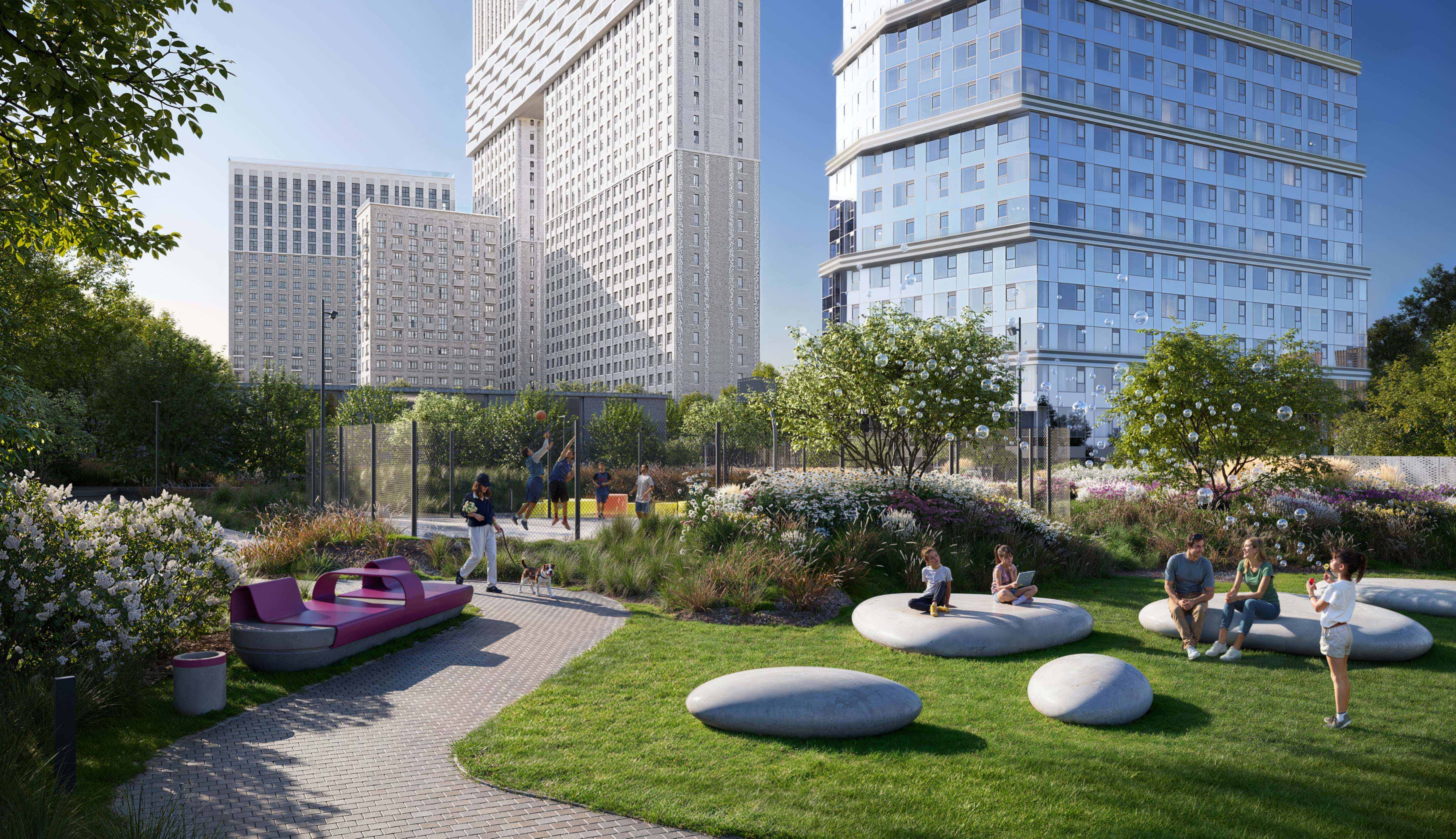 ЖК Свет. Прогулочная зона