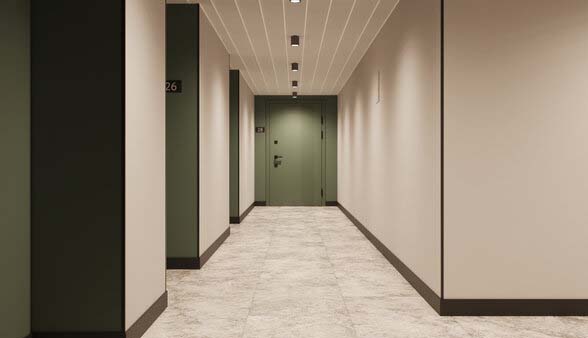 ЖК Страна. Парковая. Пространство на этажах