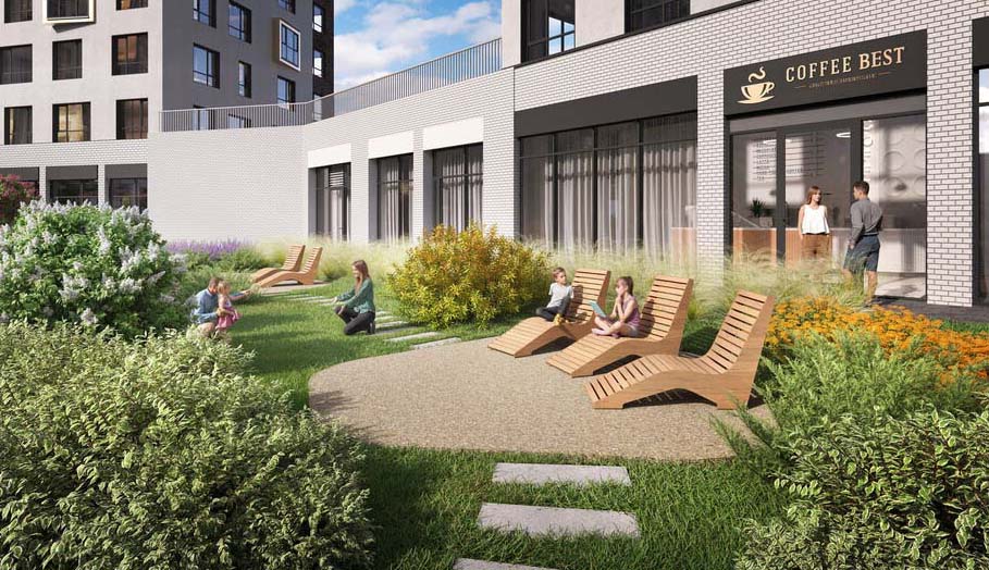 ЖК Страна. Парковая. Зона отдыха