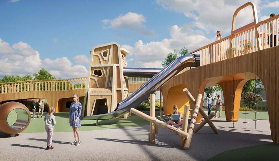 ЖК Страна. Парковая. Детская площадка