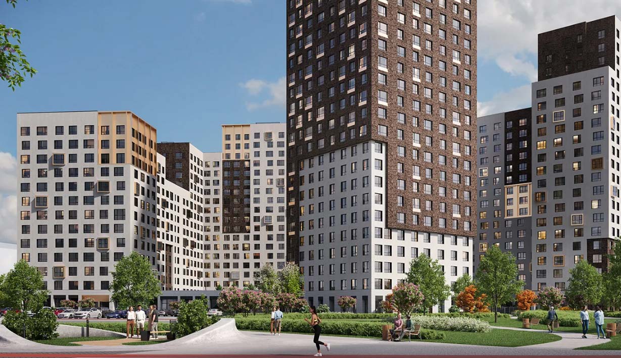 ЖК Страна. Парковая. Общий вид на комплекс