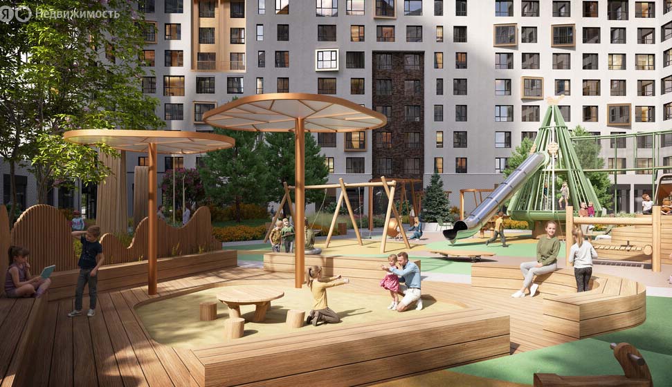 ЖК Страна. Парковая. Внутренний двор