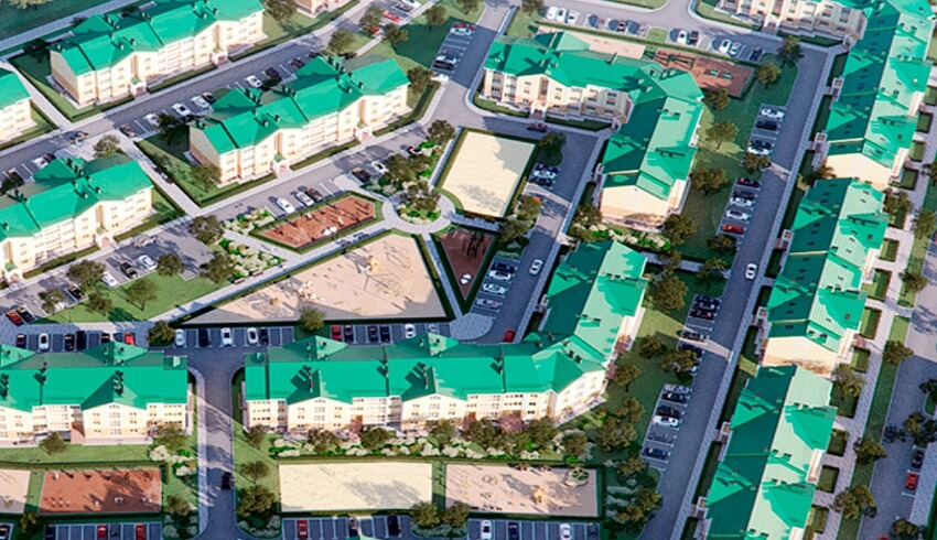 жк Троицкая слобода. вид сверху