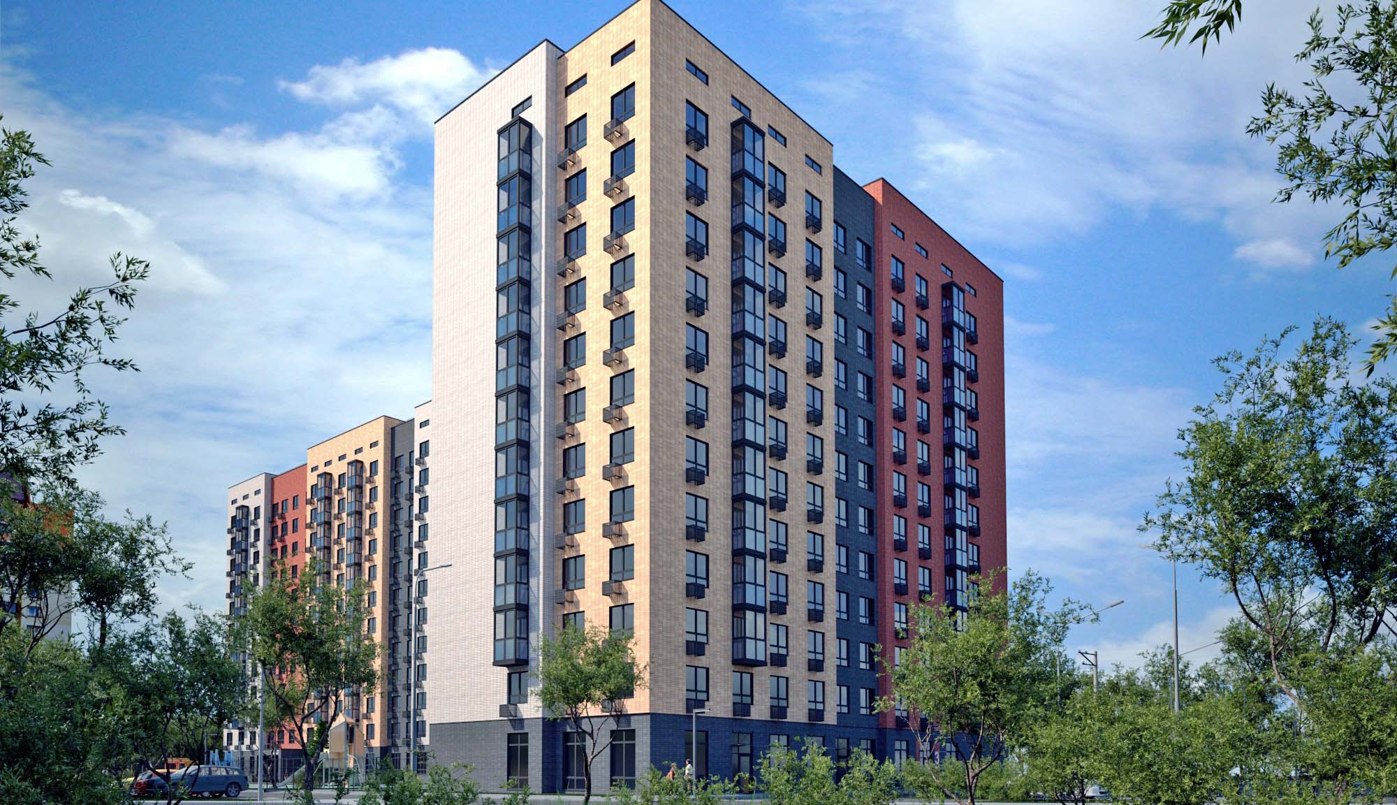 ЖК Элемент. Общий вид на комплекс