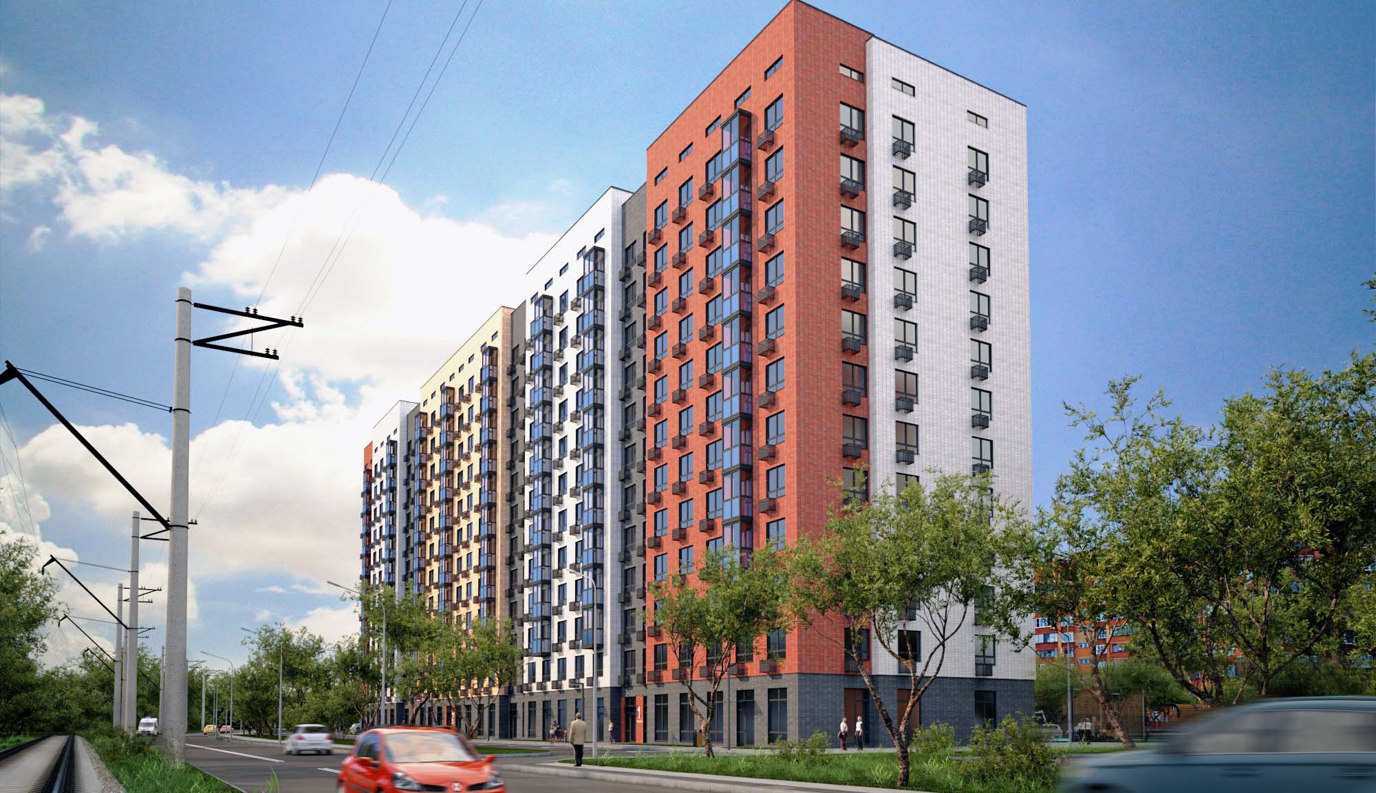 ЖК Элемент. Вид на комплекс