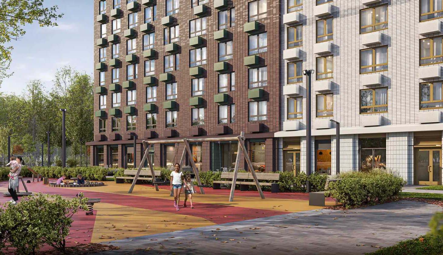ЖК Яуза Парк Мытищи. Детская площадка