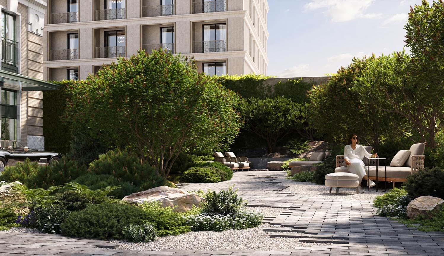 ЖК Clos 17. Внутренний двор