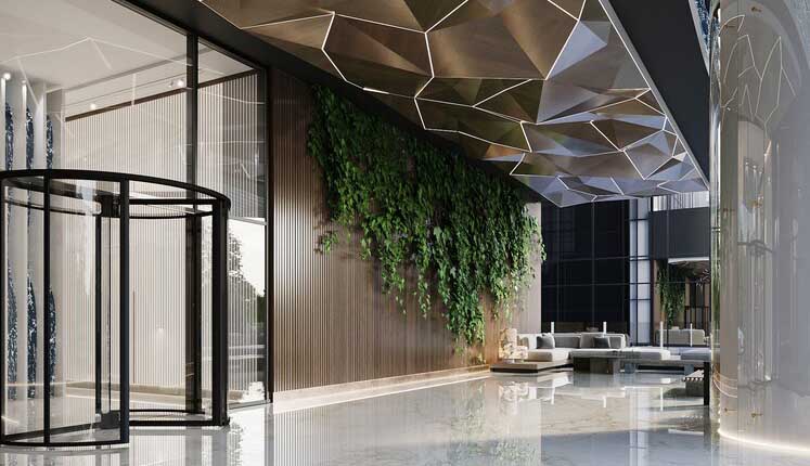 ЖК Ice Towers. Лобби