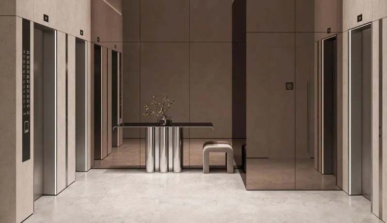 ЖК Level Войковская. Лифтовый холл