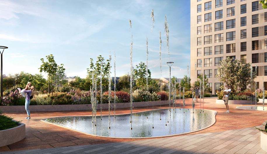 ЖК MYPRIORITY Нижегородская. Фонтаны