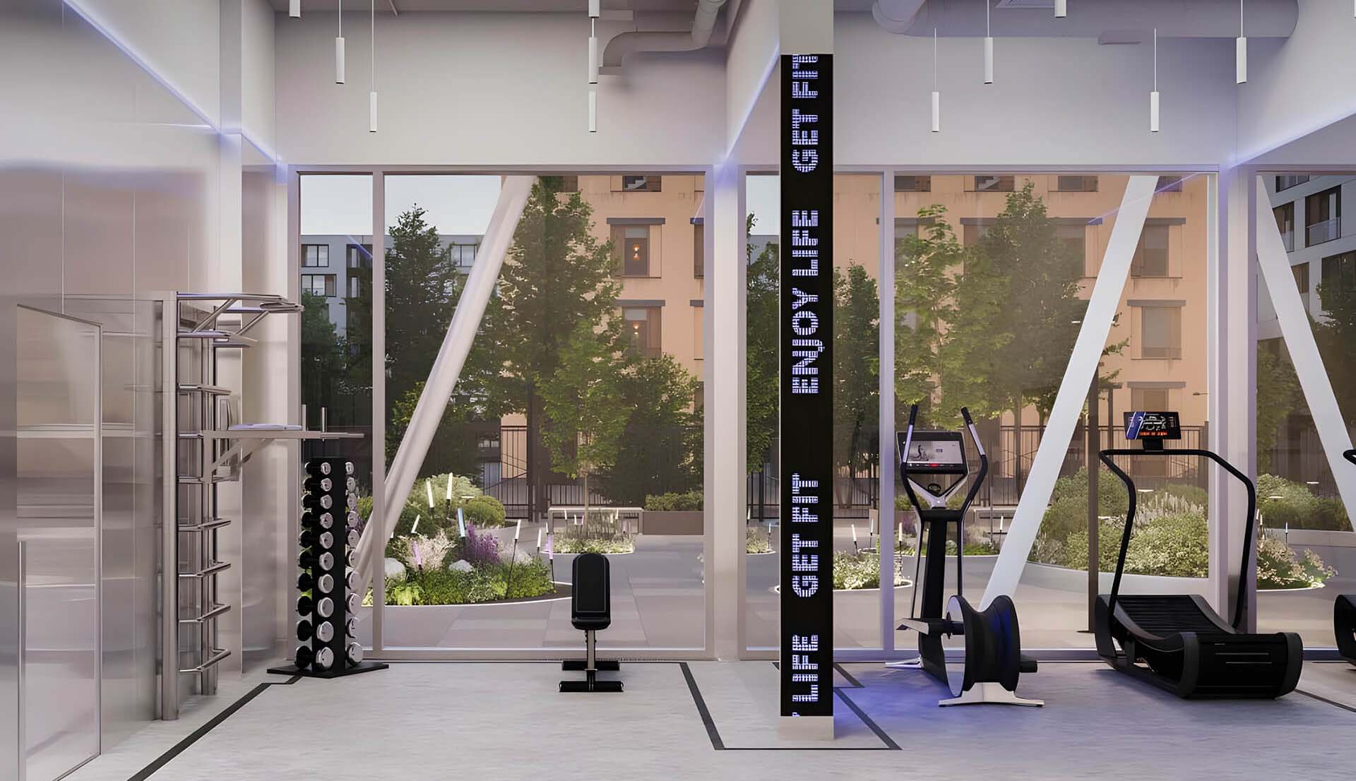 ЖК The Lot. Спортзал