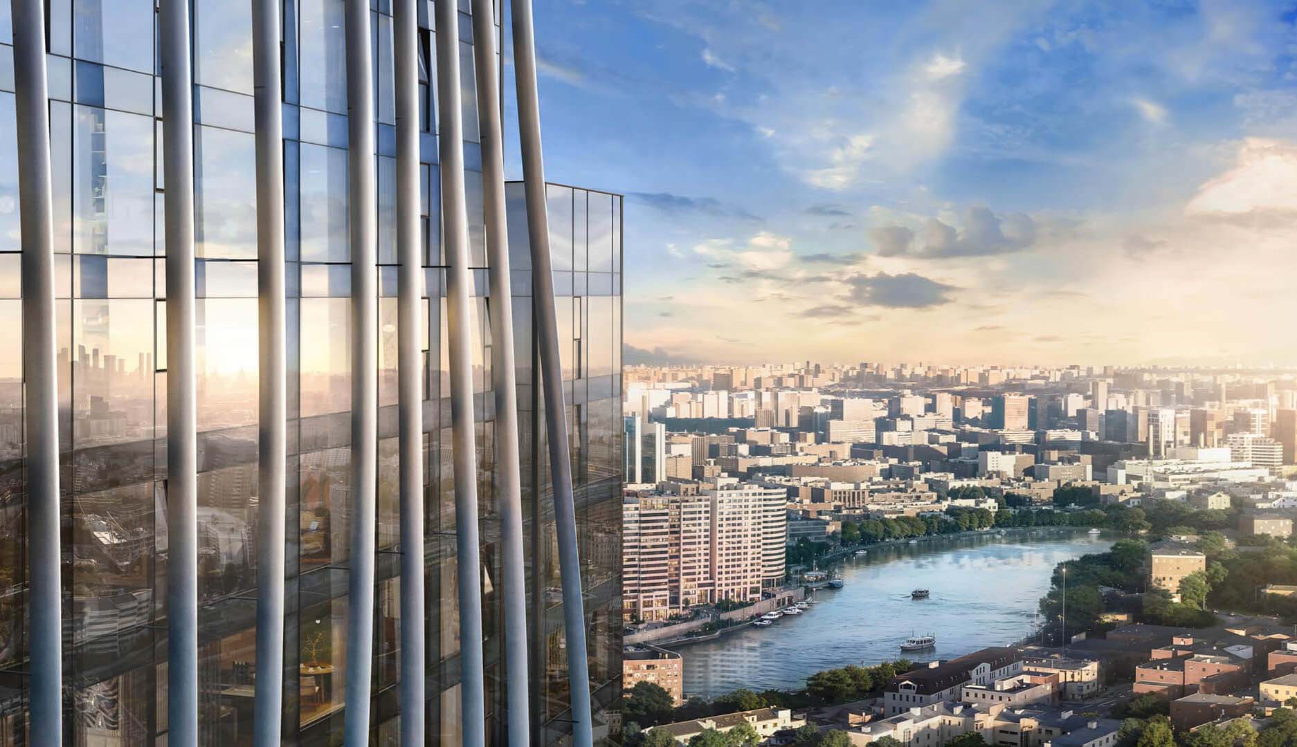 ЖК The Lot. Вид из комплекса