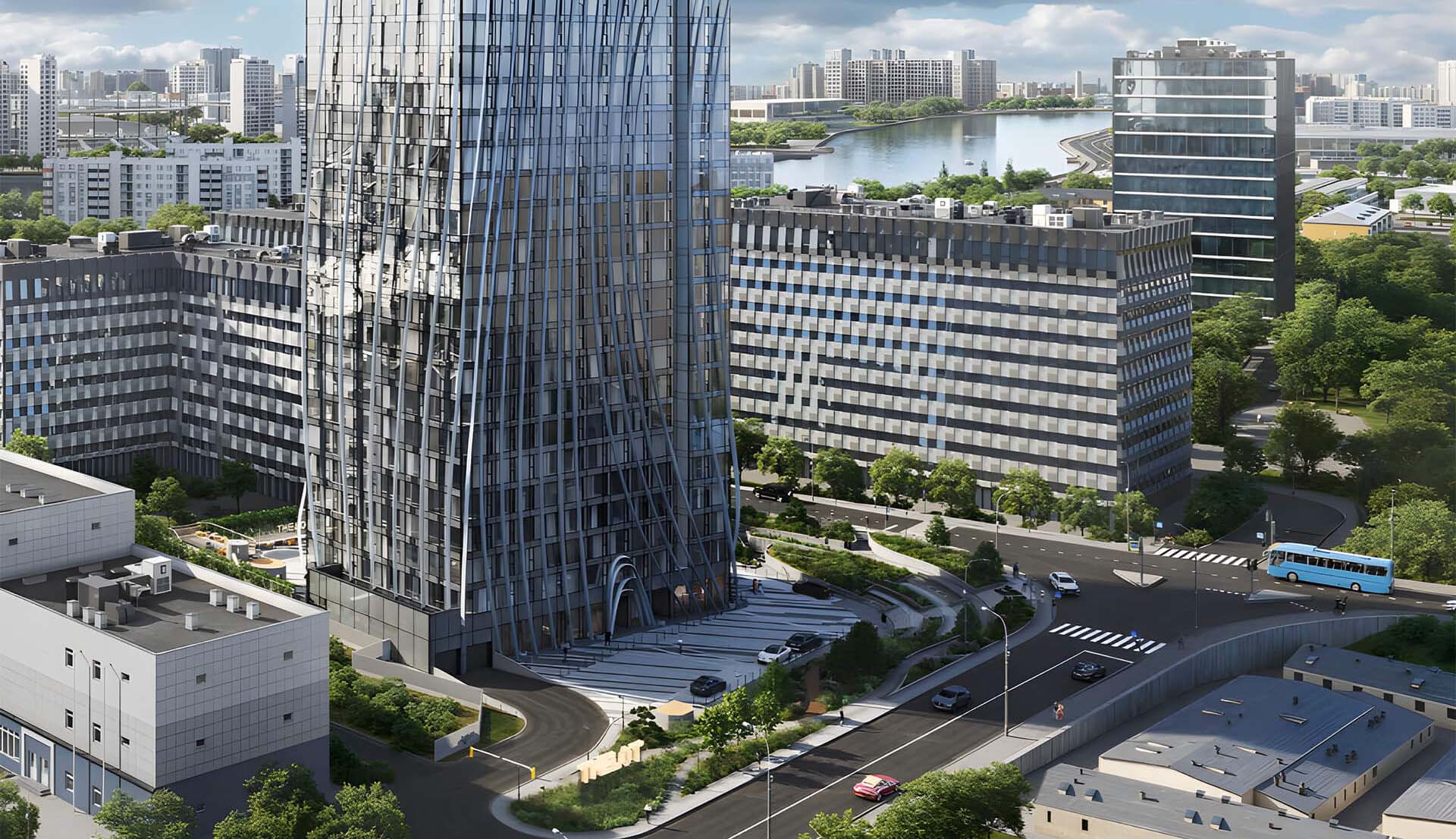 ЖК The Lot. Придомовая территория