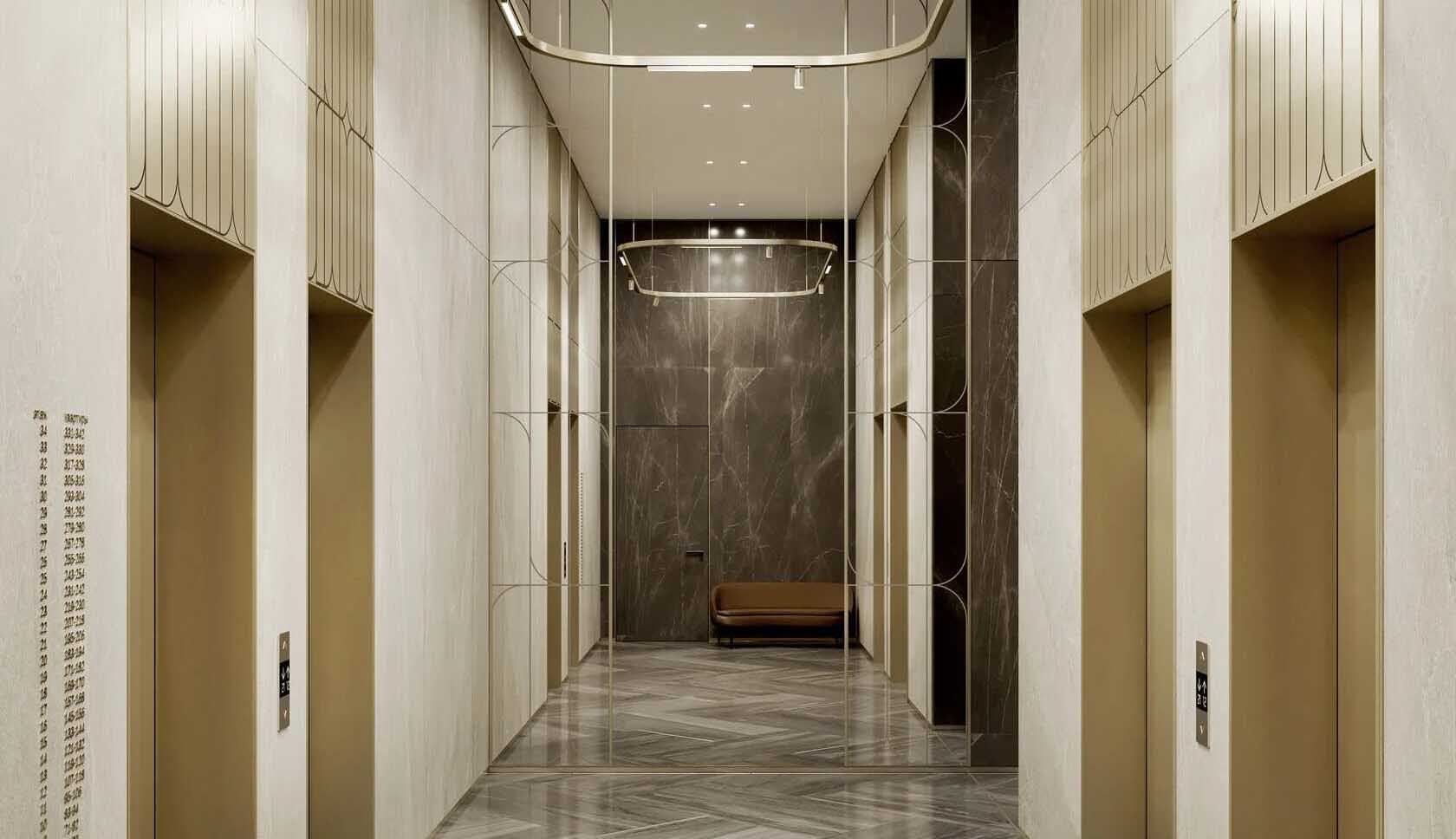 ЖК Twelve. лифтовый холл
