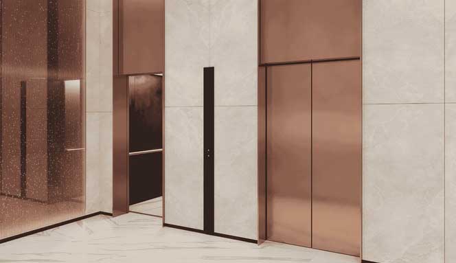 ЖК U2. Лифтовая зона