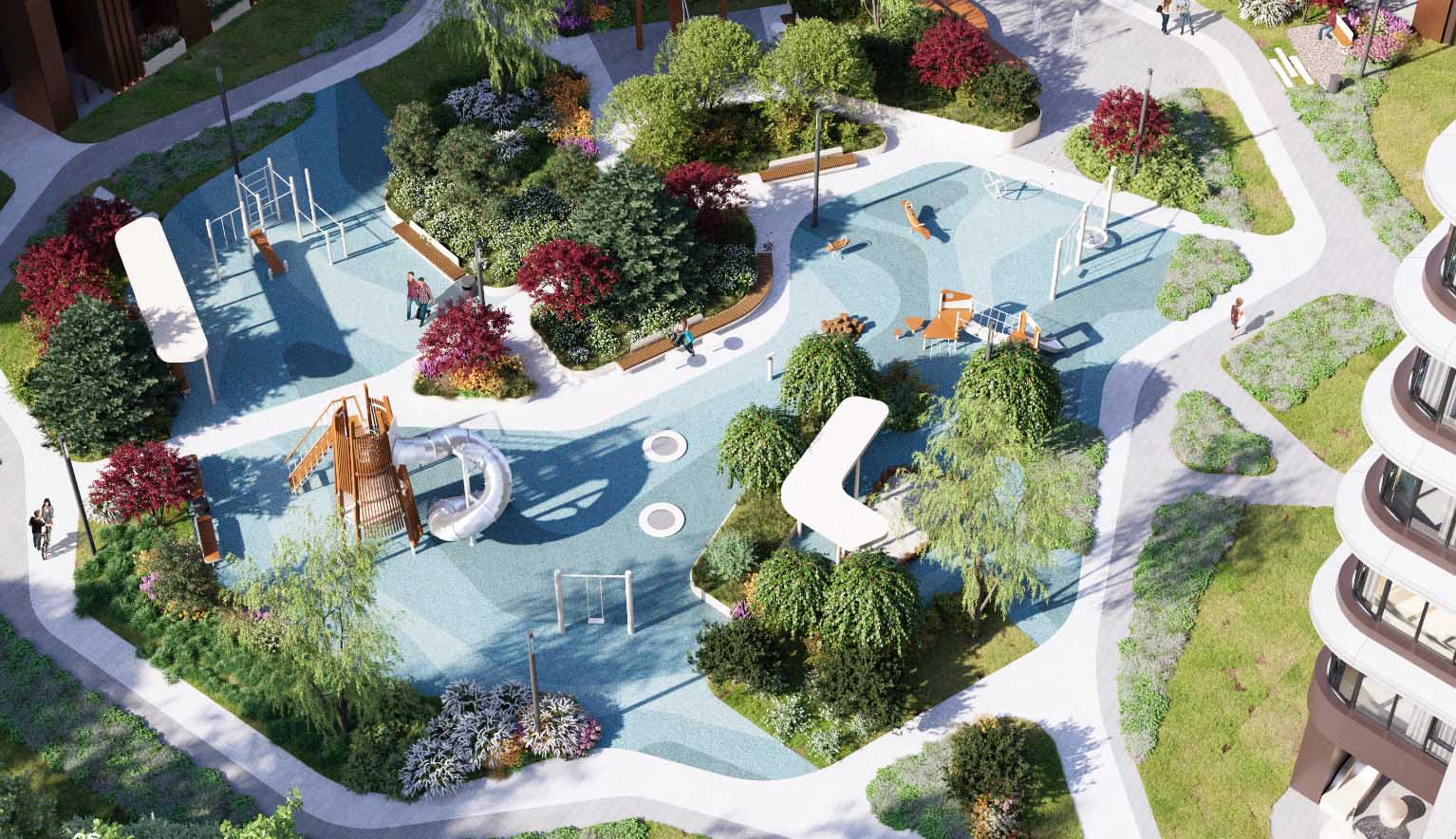 ЖК U2. Вид на двор