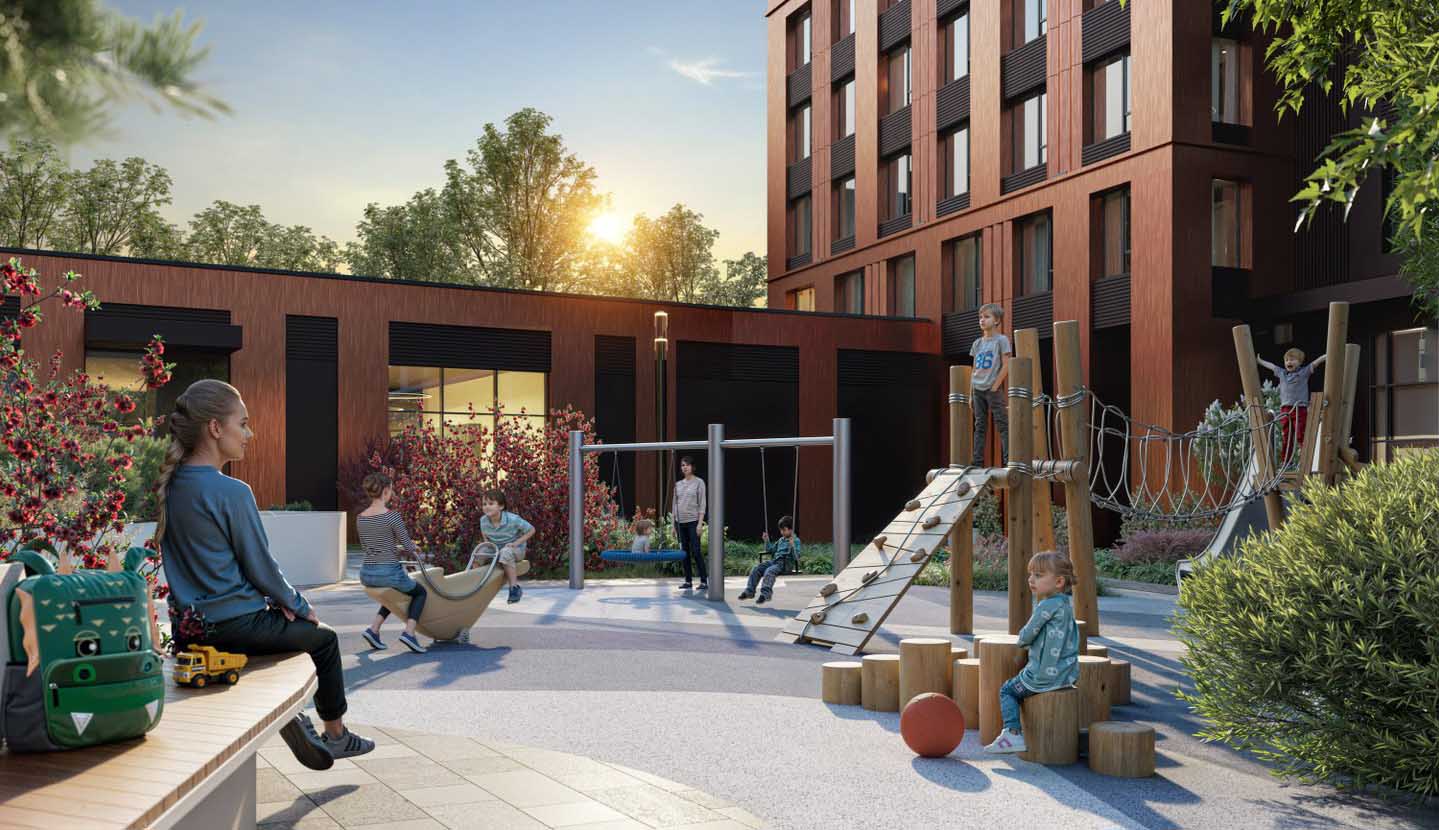 ЖК U2. Детская площадка