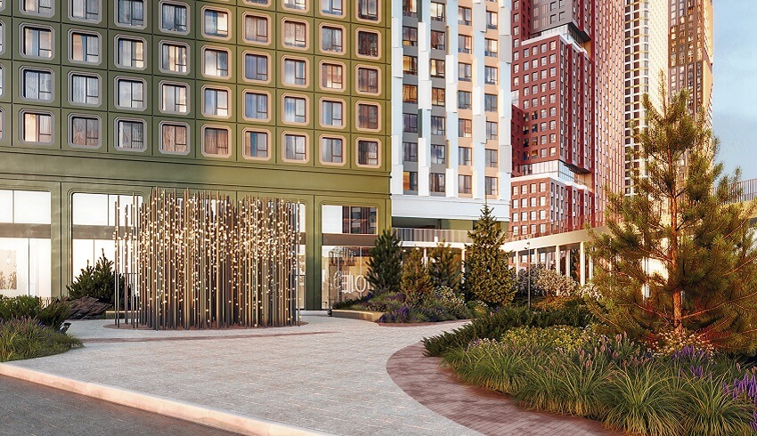 ЖК ULTIMAcity. озеленение