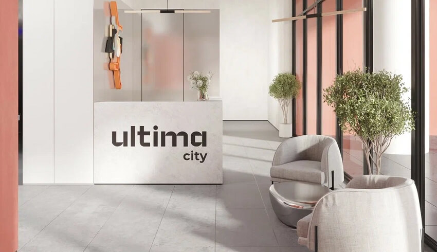ЖК ULTIMAcity. лобби