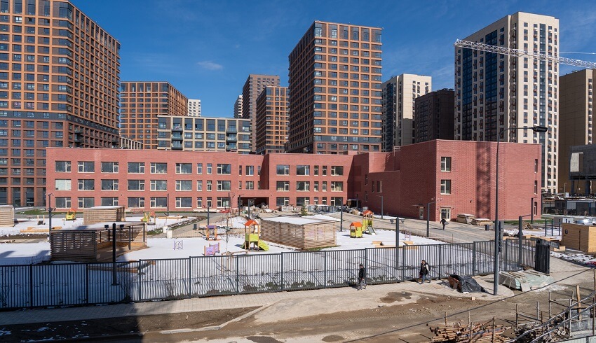 ЖК Vangarden. детский сад. апрель 2025