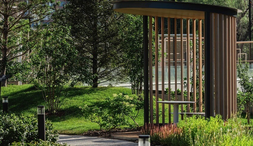 жк Will Towers. озеленение