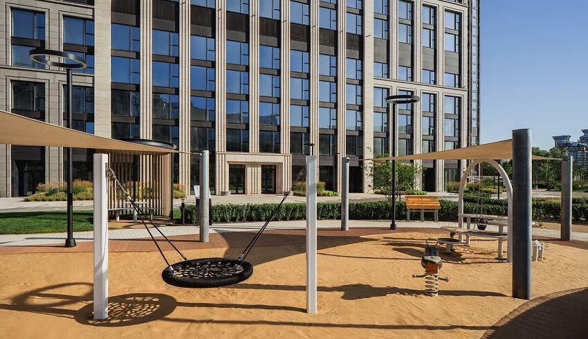 жк Will Towers. детская площадка