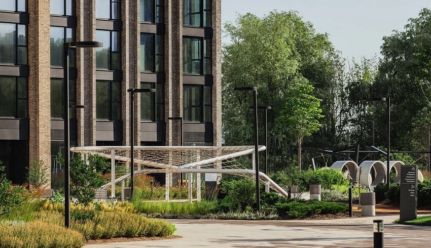 жк Will Towers. двор