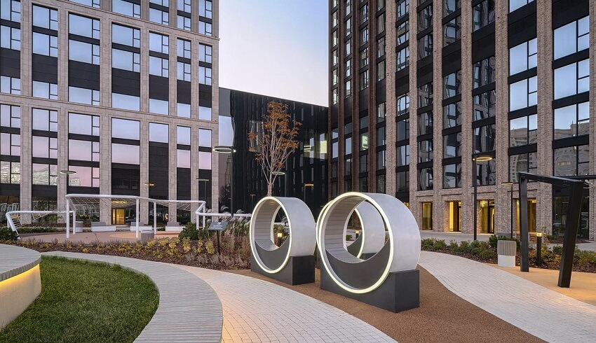 жк Will Towers. дворовая территория