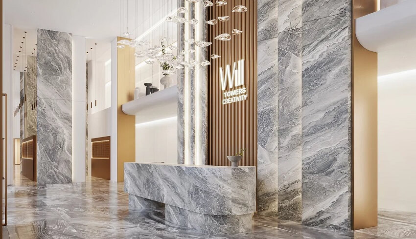 жк Will Towers. ресепшен